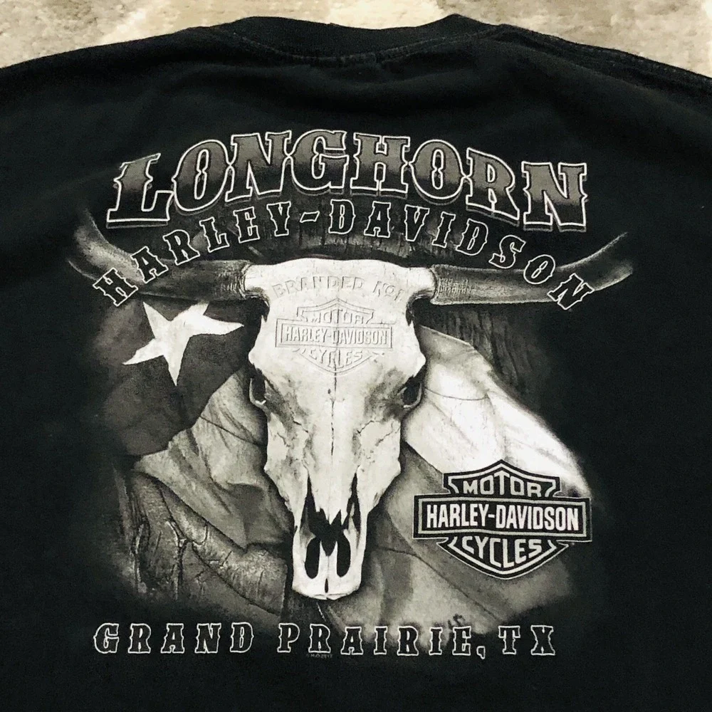 Harley-Davidson Longhorn Graphic Tee - Black - Picture 3 of 11